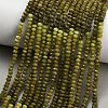 Gradient Color Natural Yellow Green Opal Beads Strands GG-CBA9722-B01-01-1