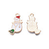 Christmas Alloy Enamel Pendants ENAM-Q442-46-3