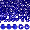 250Pcs Glass Round Beads GLAA-SP0001-49B-1