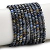 Natural Dumortierite Beads Strands G-Z116-A26-3mm-2