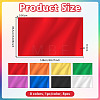 8Pcs 8 Colors Polyester Blank Flag AJEW-OC0016-25-2