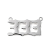 304 Stainless Steel Pendants STAS-D382-04C-P-1