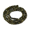 Natural Green Tourmaline Beads Strands X-G-L653-B03-3mm-3