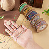 5 Rolls 5 Colors 18-Ply Cotton Twisted Cord OCOR-TA0003-75-6