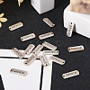 20Pcs Tibetan Style Alloy Rectangle Pendants TIBEP-TAG0001-01-14