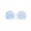 Transparent Baking Painted Glass Beads X-GLAA-S190-022-A03-2