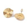 Stainless Steel Stud Earrings EJEW-U018-01G-2