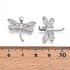 Brass Micro Pave Cubic Zirconia Pendants KK-N257-29P-3