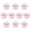 10Pcs Transparent Handmade Bumpy Lampwork Beads LAMP-TADJ0001-48E-2