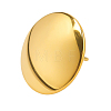 Flat Round 304 Stainless Steel Stud Earrings BW0286-2-1
