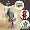 3-Tier Desktop Acrylic Doll Organizer Display Riser Stands ODIS-WH0030-344-5
