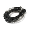 Black Theme Resin Cabochons RESI-Q219-01D-2