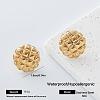 304 Stainless Steel Rhinestone Stud Earrings for Women DD3095-4-1
