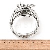 Halloween Tibetan Style Alloy Rhinestone Bangles BJEW-P367-01AS-3
