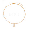 Christmas Zinc Alloy Enamel Pendant Necklaces FS-WG170EE-01-1
