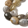 Natural Bamboo Leaf Agate Beads Strands G-NH0014-B01-01-4