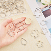 CHGCRAFT 30Pcs 3 Style Alloy Pendants FIND-CA0008-79-3