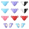 10 Sets Alloy Magnetic Clasps with Loops FIND-LP0004-76A-3