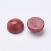 Synthetic Coral Cabochons X-G-F501-03-6mm-2