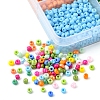 180G 15 Colors Baking Paint Glass Seed Beads SEED-FS0001-09-4