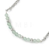 7Pcs 7 Colors Natural Gesmstone Beads Link Bracelets BJEW-JB11835-4