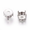 Non-Tarnish 201 Stainless Steel Sew on Prong Settings STAS-L229-03B-2