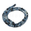 Gradient Color Natural Devil Blue Aquamarine Beads Strands G-NH0072-C01-01-3