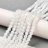 Opaque Solid Color Electroplate Glass Beads Strands GLAA-F029-P4mm-A15-4
