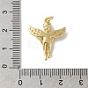 Rack Plating Brass Micro Pave Clear Cubic Zirconia Pendants KK-G504-13G-3