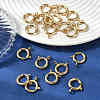 SHEGRACE Brass Spring Ring Clasps XGRPCN223-224G-4
