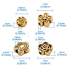 Tibetan Style Alloy Beads TIBEB-TA0001-15-9