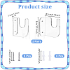 Acrylic Skateboard Storage Rack AJEW-WH0816-515B-3