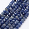 Dyed & Heated Natural Blue Aventurine Beads Strands G-I199-24-8mm-4