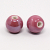 Handmade Porcelain Beads PORC-D001-10mm-06-2