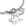 304 Stainless Steel Rolo Chain Slider Bracelet/Bolo Bracelets Making AJEW-JB00492-3