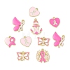70Pcs 7 Styles Alloy Enamel Pendants FIND-CJ0007-41-8