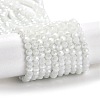 Electroplate Opaque Glass Beads Strands LS-EGLA-A035-P4mm-A01-1