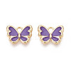 Eco-friendly Alloy Enamel Charms PALLOY-M212-11G-02-1