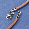 Leather Cord Necklace Making X-NJEW-JN01560-2