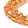 Electroplate Glass Beads X1-EGLA-D030-19D-3
