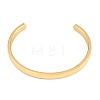 Ion Plating(IP) 304 Stainless Steel Cuff Bangles STAS-I110-10-6mm-G-2