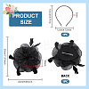 Organza Hat Hair Clips and Hair Bands for Women OHAR-WH0034-37-2