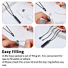 1Pc 304 Stainless Steel Cuboid Pendant Urn Ashes Necklaces NJEW-FH0001-35A-3