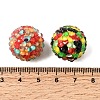 Opaque Acrylic & Resin Rhinestone Beads OACR-G062-02-3