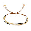 Bohemian Glass Seed Bead Double Layers Bracelets LS-TJ8645-6-2