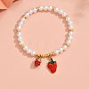Brass Enamel Charm Bracelets GU0382-3-1