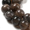 Natural Black Moonstone Beads Strands G-A219-A01-02-5