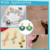8Pcs 2 Colors Brass Enamel Pendants KK-PH0014-84-5