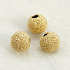 Yellow Gold Filled Textured Beads X-KK-G155-6mm-2-1