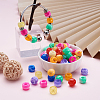 Cheriswelry 400Pcs 8 Colors Resin Large Hole Beads RESI-CW0001-12-6